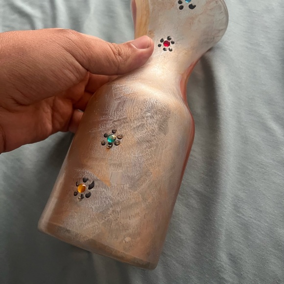 Elegant Multicolor Glass Vase - Picture 3 of 6